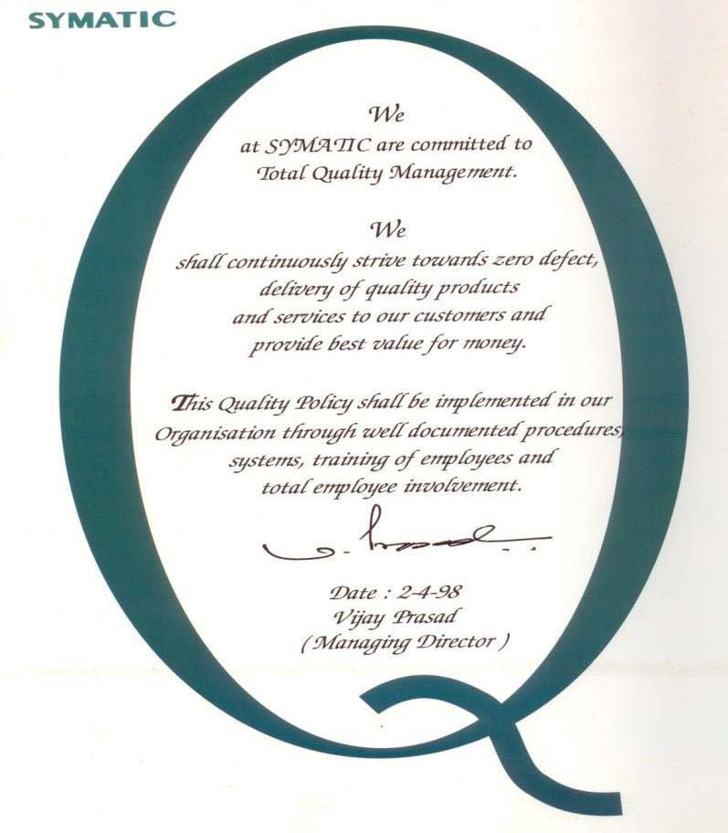 ISO 9001 Certificate